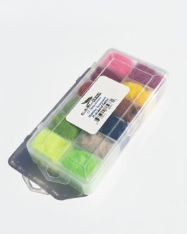 Dubbing Assortment Preblended Rabbit kit 12